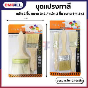 ชุดแปรงทาสี SANOBI สำหรับงานช่าง  มี 2 แบบให้เลือก