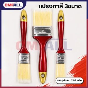 ชุดแปรงทาสี จำนวน 3 ชิ้น